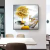Pintura em Porcelana de Cristal, Pintura Decorativa para Sala de Estar, Pintura para Pendurar na Sala de Jantar, Pintura para Pendurar de Luxo Leve para Quarto, Pintura Plana Moderna em Vidro Temperado, Escritório