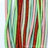 Corda para Lanyard de 4mm Direto da Fábrica Fonte, em Estoque para Entrega Imediata, Cordão Redondo Colorido com Glitter para Acessórios de Vestuário e Artesanato