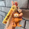 Llavero Lindo de Garfield de Dibujos Animados Llavero de Pareja Accesorios Colgantes para Mochila Llavero de Coche Regalo