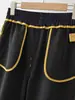 Pantalones de Mezclilla Anchos Elásticos Nuevos de Primavera y Otoño para Mujeres de Mediana Edad y Mayores, Cintura Alta, Elegantes, de Pierna Recta, Estilo Mom