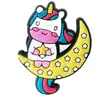 Série de Unicórnios Desenho Animado Transfronteiriço Charms para Tamanco Acessórios de Sapato DIY Decorações de Sapato de Borracha Macia PVC