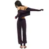 Conjunto de yoga para mujer transfronterizo, traje de fitness ajustado y adelgazante para usar al aire libre, Pilates, correr y conjunto deportivo para entrenamiento