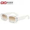 2026 Nuevas Gafas de Sol Cuadradas de Moda Europeas y Americanas Ins Gafas de Sol de Estilo Callejero Tendencia Procesamiento Personalizado
