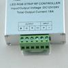 Controlador de luz LED RGB colorido táctil completo con carcasa de aluminio, controlador de atenuación RF inalámbrico de 12 V