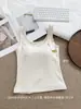 Almohadilla de pecho incorporada, capa base de otoño e invierno, copa de pecho fija integrada, tirantes anchos, chaleco de nano-terciopelo para mujer, múltiples estilos