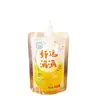 Bolsa para Bebida de Paz y Alegría Desechable Medicina Tradicional China Tienda de Desayuno Líquido Bolsa de Empaque Leche de Soya Jugo Bolsa Transparente con Boquilla