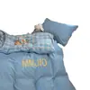 2026 Nuevo Todo Algodón Algodón Puro Algodón Lavado Moda Bordado Dormitorio Estudiantil Cama Individual Juego de Tres o Cuatro Piezas