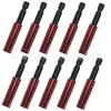 Extensión hexagonal roja para cabeza de destornillador, funda de extensión para cabeza de destornillador, barra de extensión magnética para cabeza de destornillador de 1/4, combinación