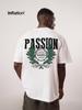 Camiseta Masculina Jie Zhan Estampada Paixão Nova Moda Primavera e Verão 2026 Marca Estilo de Rua Solta Casual Manga Curta Top