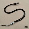 Anillo simple tejido a mano, colgante con hebilla de ping-an, cuerda para el cuello, colgante de jade hetiano, collar de cuerda