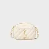 Bolso de Viaje de Moda 2026 para Mujer, Estilo de Alta Gama, Bolso Acolchado de Color Sólido Estilo Chanel de un Solo Hombro, Bolso Cruzado para Mujer