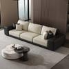 Nuevo Sofá minimalista italiano de cuero para gatos, algodón y lino, para sala de estar, moderno, minimalista, de diseño, celebridad de Internet, sofá de tela, muebles