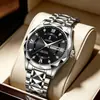 Reloj de Moda de Comercio Exterior Impermeable Banda de Acero Reloj para Hombre Luminoso Calendario Reloj de Cuarzo Reloj Popular para Hombre Dropshipping