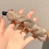 Pinza de Plátano de Satén de Gama Alta Estilo Coreano, Pasador Exquisito y Versátil para Mujer, Nuevo Modelo 2026, Pinza de Moño, Accesorio para el Cabello de Pinza Vertical