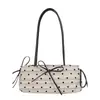 Diseño único, bolso de axila estilo ballet para mujer, nueva colección de otoño 2026, moda retro de lunares estilo coreano, adecuado para ir al trabajo