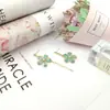 Brincos de Franja Florais Assimétricos Estilo Coreano Temperamento Celebridade da Internet para Mulheres Novo Estilo Design com Personalidade Senso de Estilo Emagrecimento Temperamento Joia de Orelha Tendência