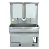 Acero Inoxidable 304 Pedal de Pie Médico Lavabo Doble Lavabo Hospital Clínica Quirófano Manos Libres Uso Comercial