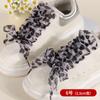 Cordones de Gasa de Nieve con Estampado de Leopardo 2.5cm-4cm Cordones Ensanchados Patrón de Estampado de Leopardo Cordones de Encaje de Gasa de Seda Cordones Planos