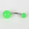 Anillo para Ombligo Nuevo Estilo Pintado Color Mate Uña para Ombligo Anillo de Ombligo Colorido Joyería de Perforación Corporal Transfronteriza Europea y Americana Venta al por Mayor