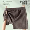 Calzoncillos tipo bóxer a cuadros para hombre de moda Ajuste holgado Ropa interior para hombre Calzoncillos tipo bóxer a cuadros para hombre