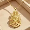Colgante Nuevo Estilo Dragón Mirando a Guanyin Tallado con Esmalte, Diseño de Nube Auspiciosa Estilo Chino, Colgante Hueco de Dragón Mirando a Guanyin de Lujo Ligero, Regalo para Novio