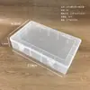 Caja de almacenamiento de plástico cuadrada multimodelo con tapa, partes transparentes, herramientas pequeñas, caja de embalaje a prueba de polvo, caja de muestra al por mayor