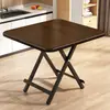 Mesa Plegable Mesa de Comedor Hogar Apartamento Pequeño Mesa de Comedor Simple Exterior Portátil Puesto Mesa de Estudio Multifunción