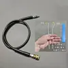 Manguera de limpieza de alta presión lavadora de tambor aguja de limpieza no extraíble electrodoméstico herramienta de limpieza de electrodomésticos boquilla aguja pequeña curva