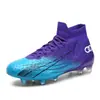 Zapatos de Fútbol Nuevo Modelo Transfronterizos, Zapatos de Entrenamiento Juveniles de Caña Alta, Zapatos de Césped Sintético con Tacos Largos Tf, Tenis de Entrenamiento Profesionales para Césped Artificial