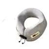 Almohada de viaje en forma de U de espuma viscoelástica, almohada para el cuello, almohada para avión, almohada cervical, soporte portátil para el cuello, reposacabezas, almohada en forma de U