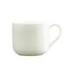 Xícara e Pires de Café Branco Puro Yuerui Xícara e Pires de Porcelana Branca Europeia Xícara para Chá da Tarde Xícara para Chá de Flores Xícara Britânica Hotel Logotipo Imprimível