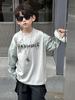 Traje Tie-Dye para Niños 2025 Primavera Nuevo Estilo Coreano para Niños Camisa de Manga Larga para Niños Camiseta Conjunto de Dos Piezas