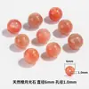 Pedra da Lua cinza natural 9A coreana contas soltas pulseira de contas acessórios de joias DIY pedra dos amantes labradorita contas redondas atacado