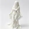 Muñeca fantasma de niña hermosa impresa en 3D transfronteriza para Halloween, decoración de modelo de niña fantasma con falda de cola de pez