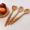 Suministro en stock combinación creativa fabricantes de vajilla de madera linda exquisita utensilios de cocina de madera exquisita Cuchara de haya exquisita