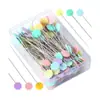 Alfileres de Flor de Ciruelo Coloridos para Costura de Ropa y Patchwork, 100 Piezas/Caja, Alfileres de Posicionamiento de Flor de Ciruelo