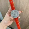 Relógio Feminino Timini Estilo Coreano com Pedras Cheias e Diamantes Mostrador Giratório Fashion Pulseira Relógio Feminino Elegante Feminino Nicho