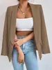 2025 Nuevo Traje Pequeño de Primavera y Otoño Europeo y Americano Transfronterizo Chaqueta de Oficina para Mujer Versátil al por Mayor Moda Personalidad Mujer