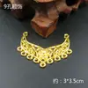 Accesorios de Joyería de Aleación DIY Estilo Antiguo Material de Pasador de Metal Colgante para Oreja Adornos para la Frente Accesorios para Pendientes