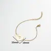 Colgante de Gato Luna de Dibujos Animados Cortado Transfronterizo Pulsera de Cuerda con Dijes para Mujer Acero Inoxidable Cuerda Roja y Negra de la Suerte