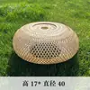 Abajur de Lanterna de Bambu Puramente Artesanal, Luminária Pendente Criativa com Personalidade Estilo Chinês, Design Artístico para Restaurante e Pousada, Lâmpada Retrô para Casamento