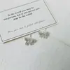 Elegantes Pendientes de Lazos Huecos Completamente Diamantados de Nuevo Estilo, Modernos y Sencillos, Diseño Único, Pendientes Versátiles