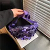 2026 Bolso Cruzado de Moda Simple y Tendencia para Mujer, Bolso Tipo Dumpling con Correa Ancha de Lentejuelas con Textura Única, Bolso de Hombro Elegante