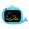 Placa de escrita LCD colorida de gato de desenho animado de 10 polegadas, placa de desenho para grafite de proteção ocular infantil, placa de escrita de energia luminosa eletrônica LCD