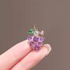 Mini broche de terno feminino requintado com alfinete pequeno e temperamento para combinar com fivela fixa anti-luz e aba de pressão