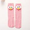 Calcetines para niños Ojos grandes tridimensionales Uso recto delantero y trasero Calcetines para bebé Lindo Dibujo animado Calcetines apilados para bebé