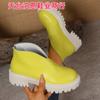 Sapatos de Moda Feminina Europeus e Americanos Primavera e Outono 2025 Atacado Comércio Exterior Transfronteiriço Tamanho Grande Mocassins Slip-On Sapatos Femininos Tamanho Grande