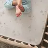 Esterilla Refrigerante para Bebés Clase A, Específica para Bebés, Esterilla Suave de Aire Acondicionado de Ramio Tencel Grado Madre-Hijo, Juego de Dos Piezas de Seda Helada para Verano