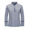 Roupas de trabalho para limpeza de propriedade masculinas e femininas manga longa linho outono e inverno hotel quarto de hotel limpeza tia roupas de limpeza tamanho grande