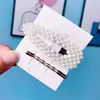Pinza Vintage Estilo Francés para Flequillo, Pasador, Pinza de Cocodrilo, Juego de Pasadores de Perlas Artificiales, Pinza Lateral